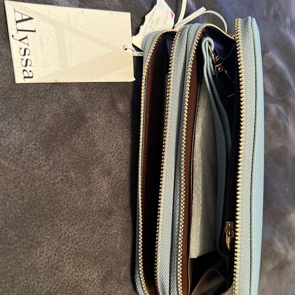 Blue wallet
